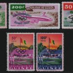 Guinea 1960 - Mi-Nr. 49-53 ** - MNH - Olympia Rom (I)