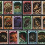 Jungferninseln 1979 / 80 - Mi-Nr. 366-382 I & II ** - MNH - Meeresleben (IV)