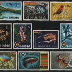 Ghana 1967 - Mi-Nr. 287-296 ** - MNH - Freimarken mit Aufdruck (III)
