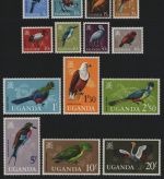 Uganda 1965 - Mi-Nr. 87-100 ** - MNH - Vögel / Birds (III)