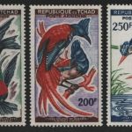 Tschad 1961 - Mi-Nr. 82-86 ** - MNH - Vögel / Birds (I)