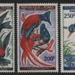 Tschad 1961 - Mi-Nr. 82-86 ** - MNH - Vögel / Birds (V)