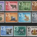 Lesotho 1969 - Mi-Nr. 47-59 ** - MNH - mit WZ - Freimarken / Definitives