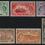 Falkland 1955 - Mi-Nr. 117-122 ** - MNH - Freimarken / Definitives (II)