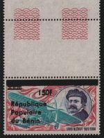 Benin 1987 - Mi-Nr. T 473 ** - MNH - Aufdruck - Neuer Wert