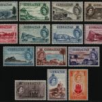 Gibraltar 1953 - Mi-Nr. 134-147 ** - MNH - Queen Elizabeth II