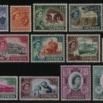 Zypern 1955 - Mi-Nr. 164-178 * - MH - Queen Elizabeth II