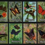 Malaysia 1970 - Mi-Nr. 63-70 ** - MNH - Schmetterlinge / Butterflies (II)