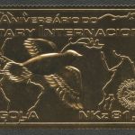 Angola 1995 - Mi-Nr. 999 ** - MNH - Gold - Rotary