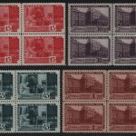Russia / Sowjetunion 1941 - Mi-Nr. 821-824 ** - MNH - Viererblock - Leninmuseum
