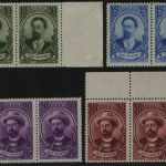 Russia / Sowjetunion 1940 - Mi-Nr. 732-735 ** - MNH - Paare - Chekov