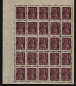 Russia / RSFSR 1923 - Mi-Nr. 219 A ** - MNH - 20 Rubel - 25er-Bogen (I)