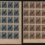 Russia / RSFSR 1918 - Mi-Nr. 149-150 ** - MNH - 25er-Bogen (I)