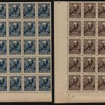 Russia / RSFSR 1918 - Mi-Nr. 149-150 ** - MNH - 25er-Bogen (II)