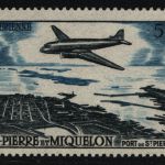 St. Pierre & Miquelon 1956 - Mi-Nr. 380 ** - MNH - Flugzeuge / Airplanes