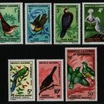 Neukaledonien 1967 - Mi-Nr. 448-454 ** - MNH - Vögel / Birds