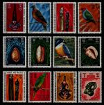Neue Hebriden 1972 - Mi-Nr. 335-346 ** - MNH - Fauna & Kunst