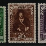 Russia / Sowjetunion 1948 - Mi-Nr. 1217-1219 ** - MNH - A. Ostrowskij (I)