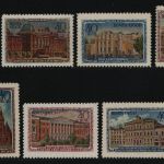 Russia / Sowjetunion 1950 - Mi-Nr. 1450-1458 ** - MNH - Moskauer Museen (V)