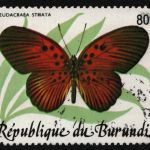 Burundi 1989 - Mi-Nr. 1707 gest / used - Schmetterlinge / Butterflies
