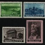 Russia / Sowjetunion 1951 - Mi-Nr. 1562-1565 ** - MNH - Ungarn (II)