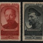 Russia / Sowjetunion 1951 - Mi-Nr. 1573-1574 ** - MNH - Dserschinskij (II)