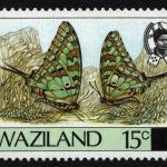 Swaziland 1990 - Mi-Nr. 580 ** - MNH - aus Satz - Schmetterlinge / Butterflies