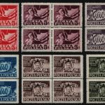 Polen 1948 - Mi-Nr. 505-510 ** - MNH - Viererblock - Kongreß (I)