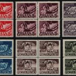 Polen 1948 - Mi-Nr. 505-510 ** - MNH - Viererblock - Kongreß (II)