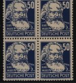SBZ 1948 - Mi-Nr. 224 a ** - MNH - Viererblock - Köpfe I - BPP geprüft