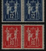 DDR 1949 - Mi-Nr. 243-244 ** - MNH - Paar - waagerecht