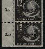DDR 1949 - Mi-Nr. 245 ** - MNH - Paar - senkrecht