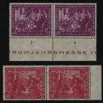 DDR 1950 - Mi-Nr. 248-249 ** - MNH - Paar - waagerecht