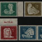 DDR 1950 - Mi-Nr. 256-259 ** - MNH - Paar - waagerecht