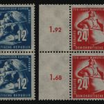 DDR 1950 - Mi-Nr. 273-274 ** - MNH - Paar - senkrecht