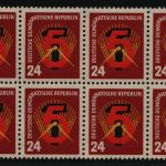 DDR 1951 - Mi-Nr. 293 ** - MNH - Achterblock