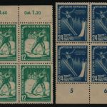 DDR 1952 - Mi-Nr. 298-299 ** - MNH - Viererblock