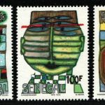 Senegal 1979 - Mi-Nr. 705-707 ** - MNH - Hundertwasser (I)