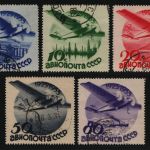Russia / Sowjetunion 1934 - Mi-Nr. 462-466 Z gest / used - ohne WZ (3)