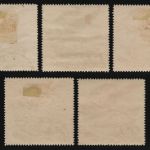 Russia / Sowjetunion 1934 - Mi-Nr. 462-466 Z gest / used - ohne WZ (3)