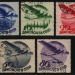 Russia / Sowjetunion 1934 - Mi-Nr. 462-466 Z gest / used - ohne WZ (4)