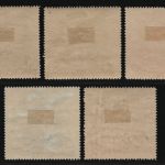 Russia / Sowjetunion 1934 - Mi-Nr. 462-466 Z gest / used - ohne WZ (5)