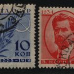 Russia / Sowjetunion 1934 - Mi-Nr. 474-475 gest / used - Swerdlow & Nogin (II)