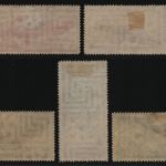 Russia / Sowjetunion 1934 - Mi-Nr. 483-487 gest / used - Luftschiffe (II)