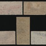 Russia / Sowjetunion 1934 - Mi-Nr. 483-487 gest / used - Luftschiffe (III)