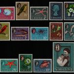 St. Helena 1961 - Mi-Nr. 146-159 ** - MNH - Vögel / Birds - Fische / Fish (II)