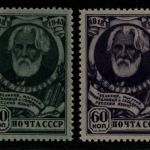 Russia / Sowjetunion 1943 - Mi-Nr. 883-884 ** - MNH - Turgenjew (III)