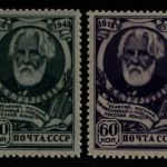 Russia / Sowjetunion 1943 - Mi-Nr. 883-884 ** - MNH - Turgenjew (V)