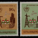 Albanien 1988 - Mi-Nr. 2356-2357 ** - MNH - 40 Jahre WHO (II)