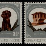 Albanien 1988 - Mi-Nr. 2365-2366 ** - MNH - Liga von Prizren (II)